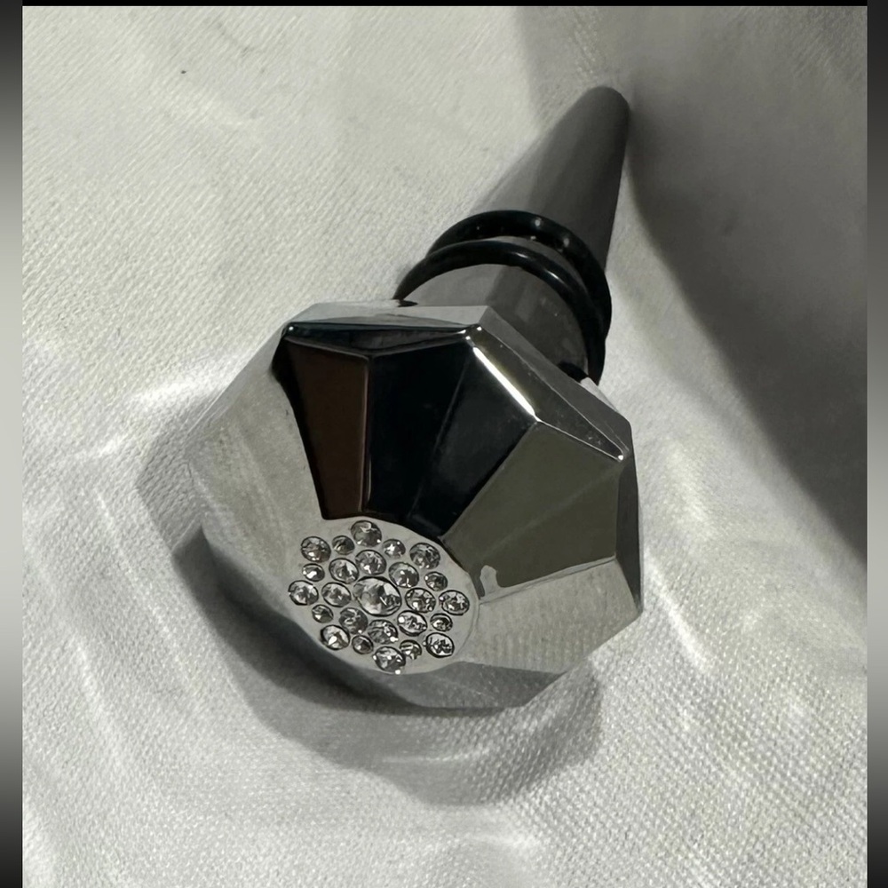 Swarovski Crystal Bottle Stopper Stainless Steel #5419745 New in Box